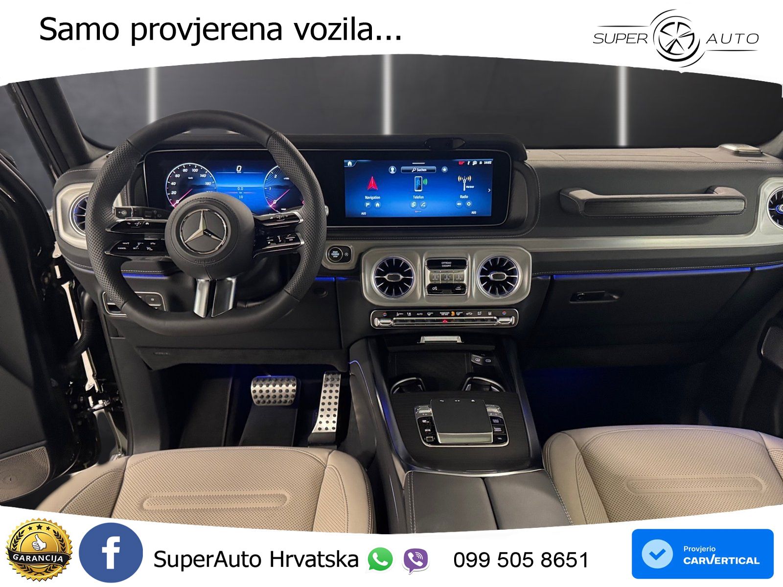 Mercedes G 450d Long (367 KS) 4MATIC 9G-TRONIC AMG LED+GR SJED+ACC