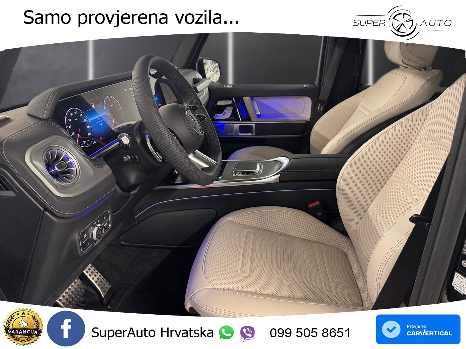 Mercedes G 450d Long (367 KS) 4MATIC 9G-TRONIC AMG LED+GR SJED+ACC