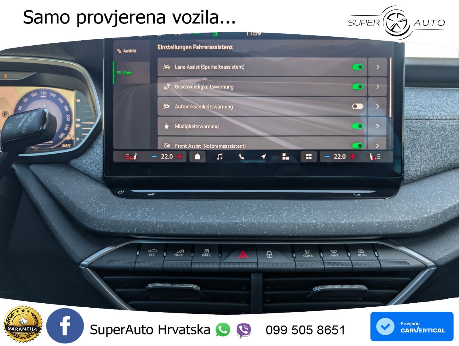 Škoda Octavia Combi 2.0 TDI (150 KS) DSG MATRIX+GR SJED+KAM