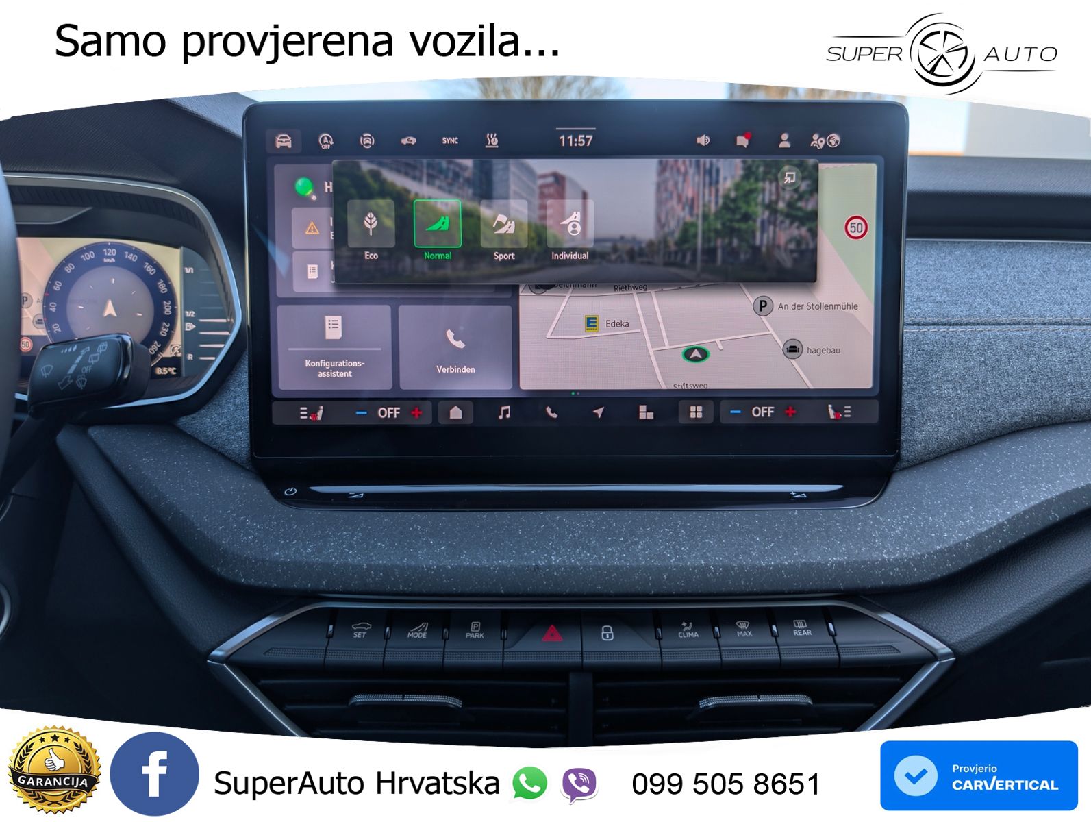 Škoda Octavia Combi 2.0 TDI (150 KS) DSG MATRIX+GR SJED+KAM