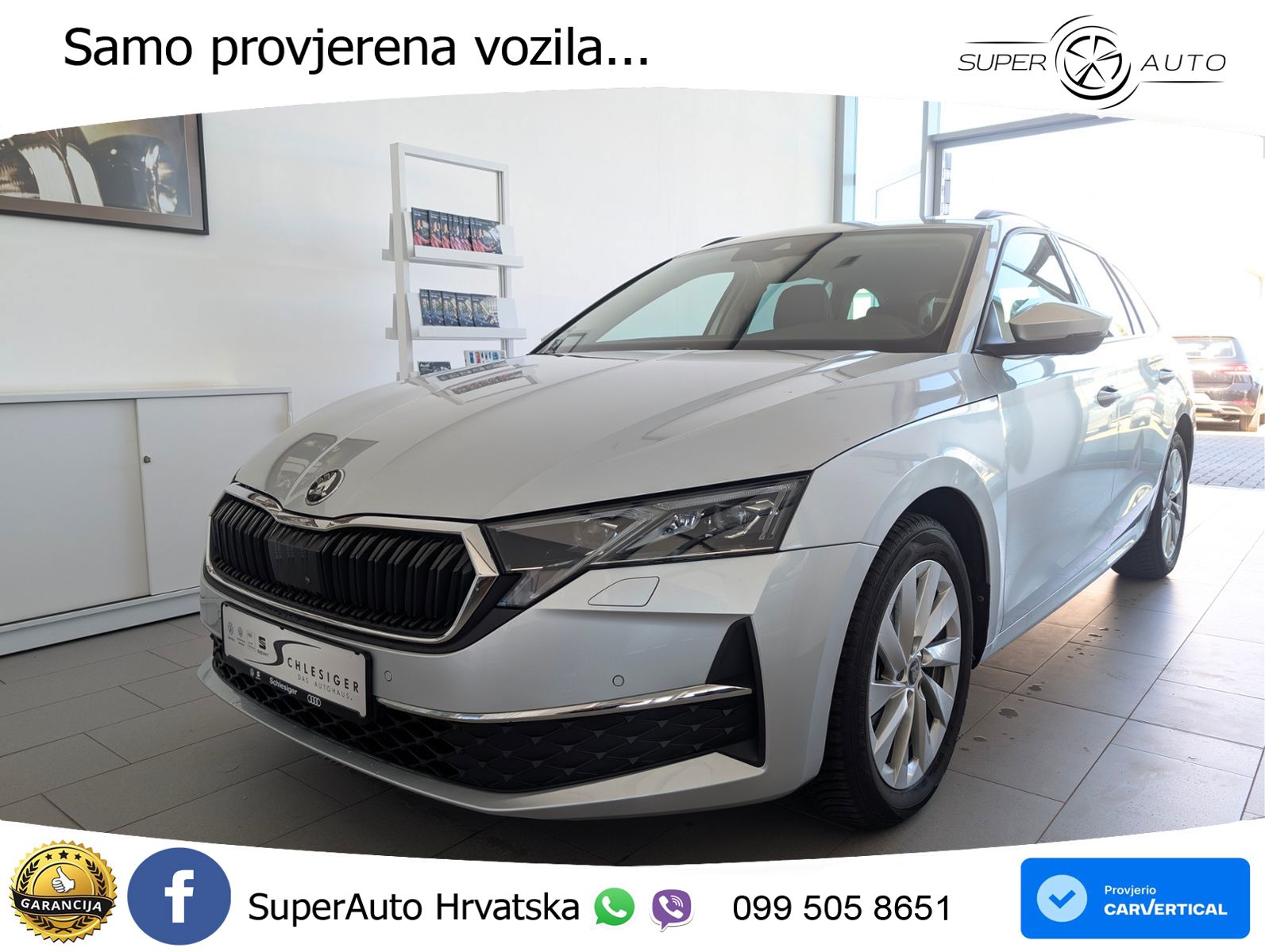 Škoda Octavia Combi 2.0 TDI (150 KS) DSG MATRIX+GR SJED+KAM