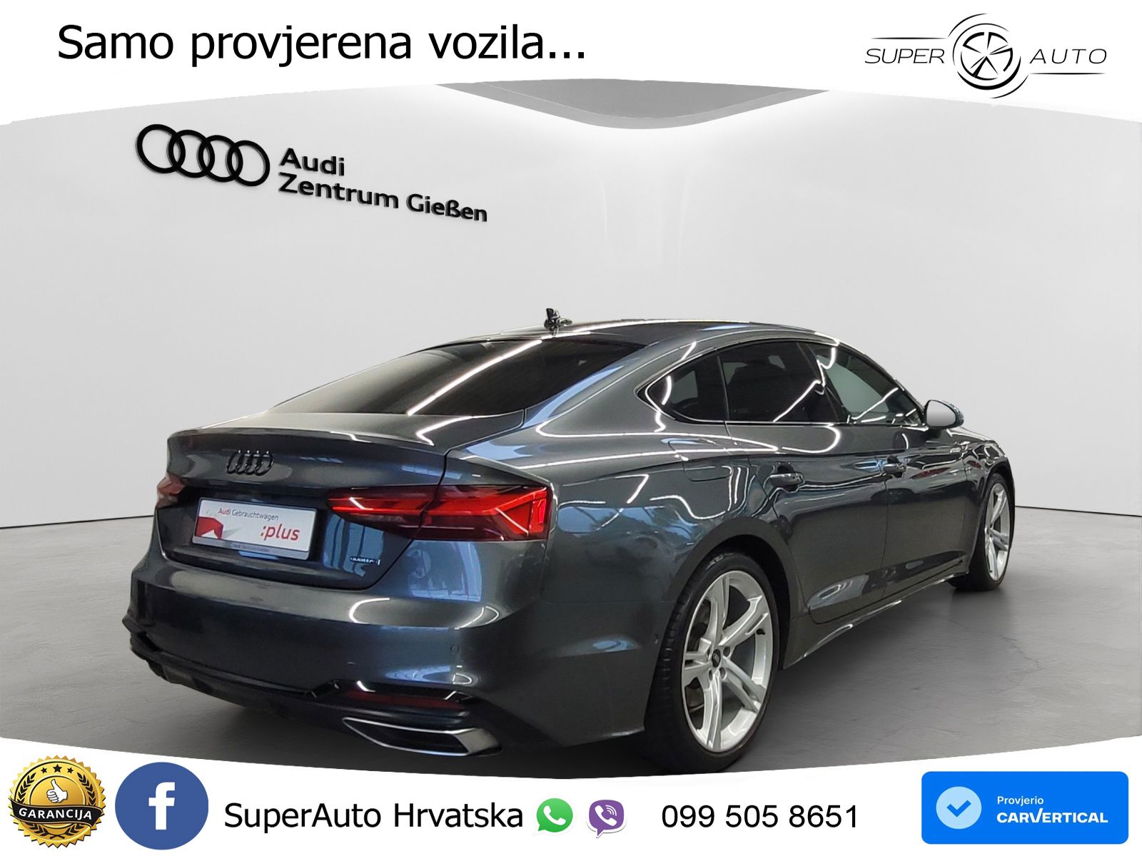 Audi A5 Sportback 40 TDI (204 KS) quattro S tronic S line MATRIX+GR SJED+KAM