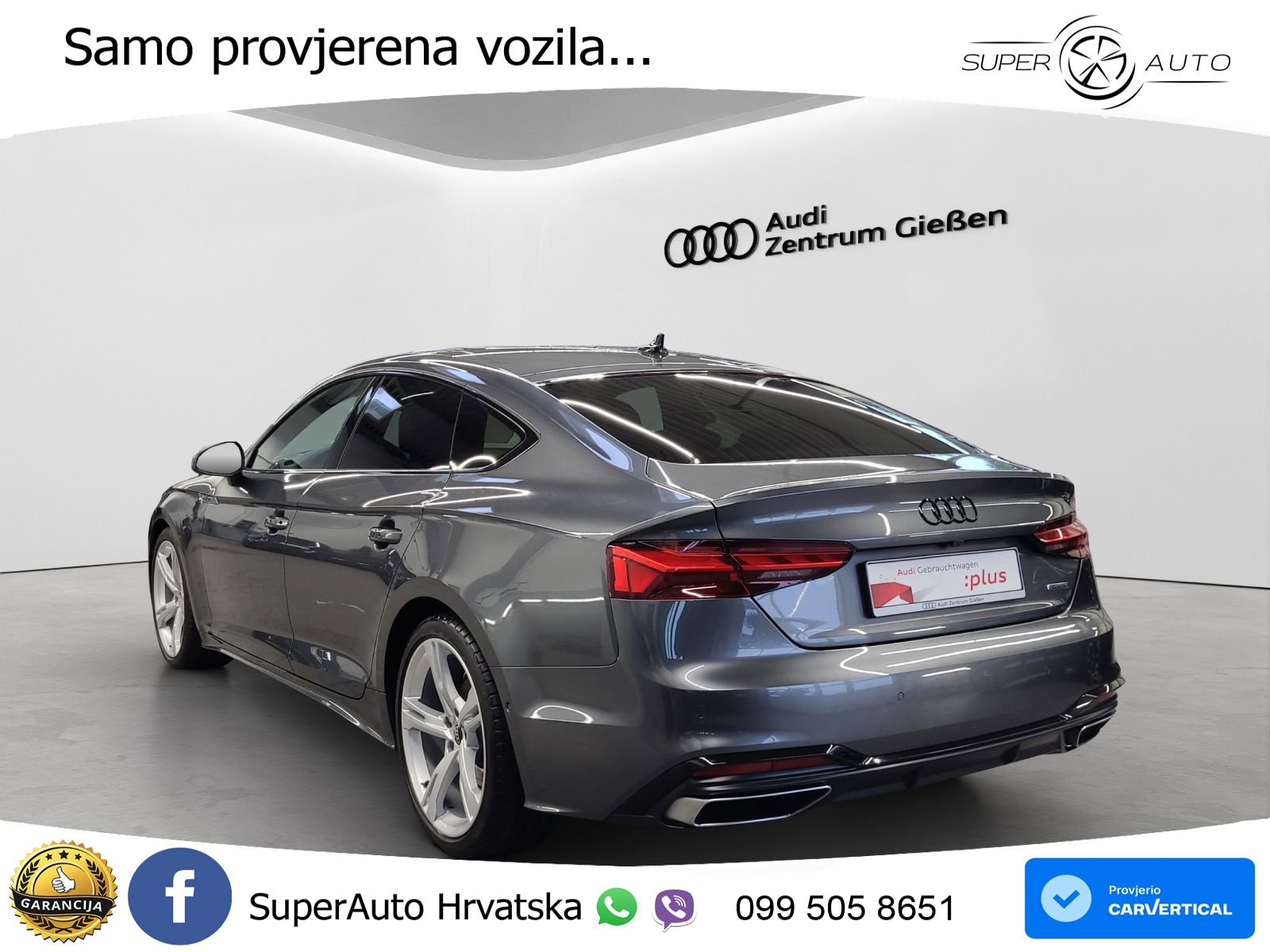 Audi A5 Sportback 40 TDI (204 KS) quattro S tronic S line MATRIX+GR SJED+KAM