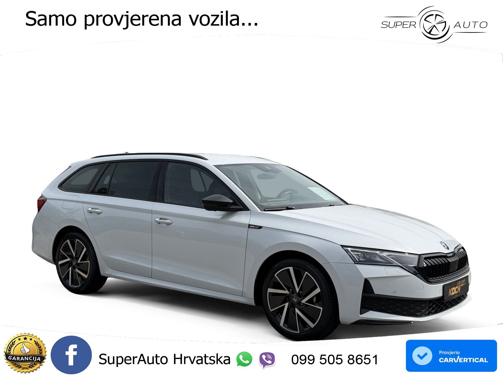 Škoda Octavia Combi 1.5 TSI (150 KS) DSG SportLine LED+GR SJED+ACC