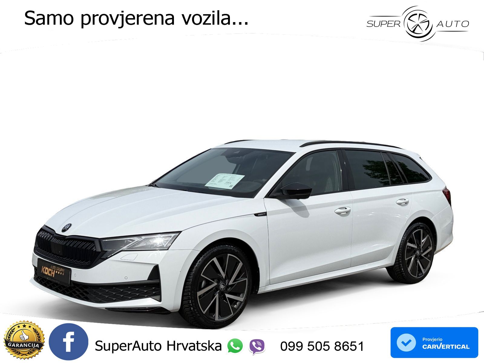 Škoda Octavia Combi 1.5 TSI (150 KS) DSG SportLine LED+GR SJED+ACC