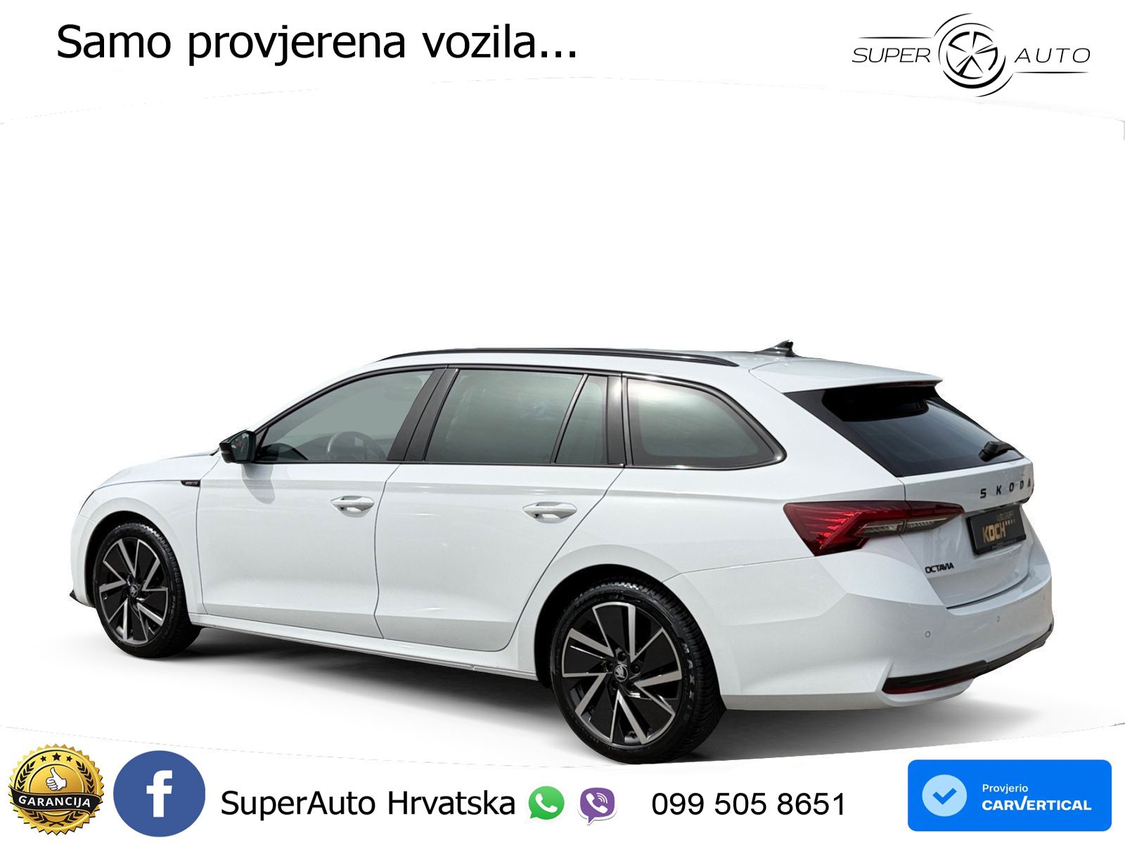 Škoda Octavia Combi 1.5 TSI (150 KS) DSG SportLine LED+GR SJED+ACC