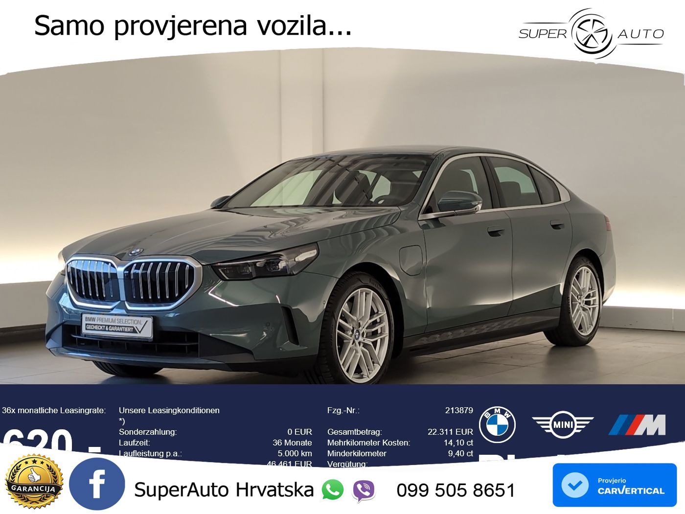 BMW 550e (489 KS) xDrive Steptronic LED+GR SJED+ACC