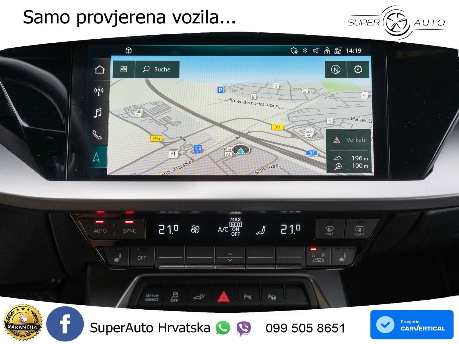 Audi A3 40 TFSIe (204 KS) S tronic LED+GR SJED+ACC