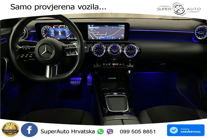 Mercedes-Benz A 180d 8G-DCT AMG LED+GR SJED+ACC
