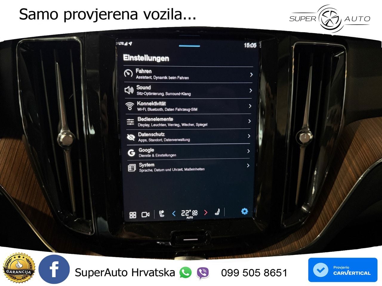 Volvo XC60 B5 Benzin AWD Geartronic ZRAČNI+ACC+4xGR SJED+KAM