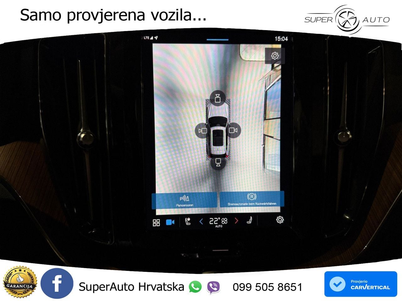 Volvo XC60 B5 Benzin AWD Geartronic ZRAČNI+ACC+4xGR SJED+KAM
