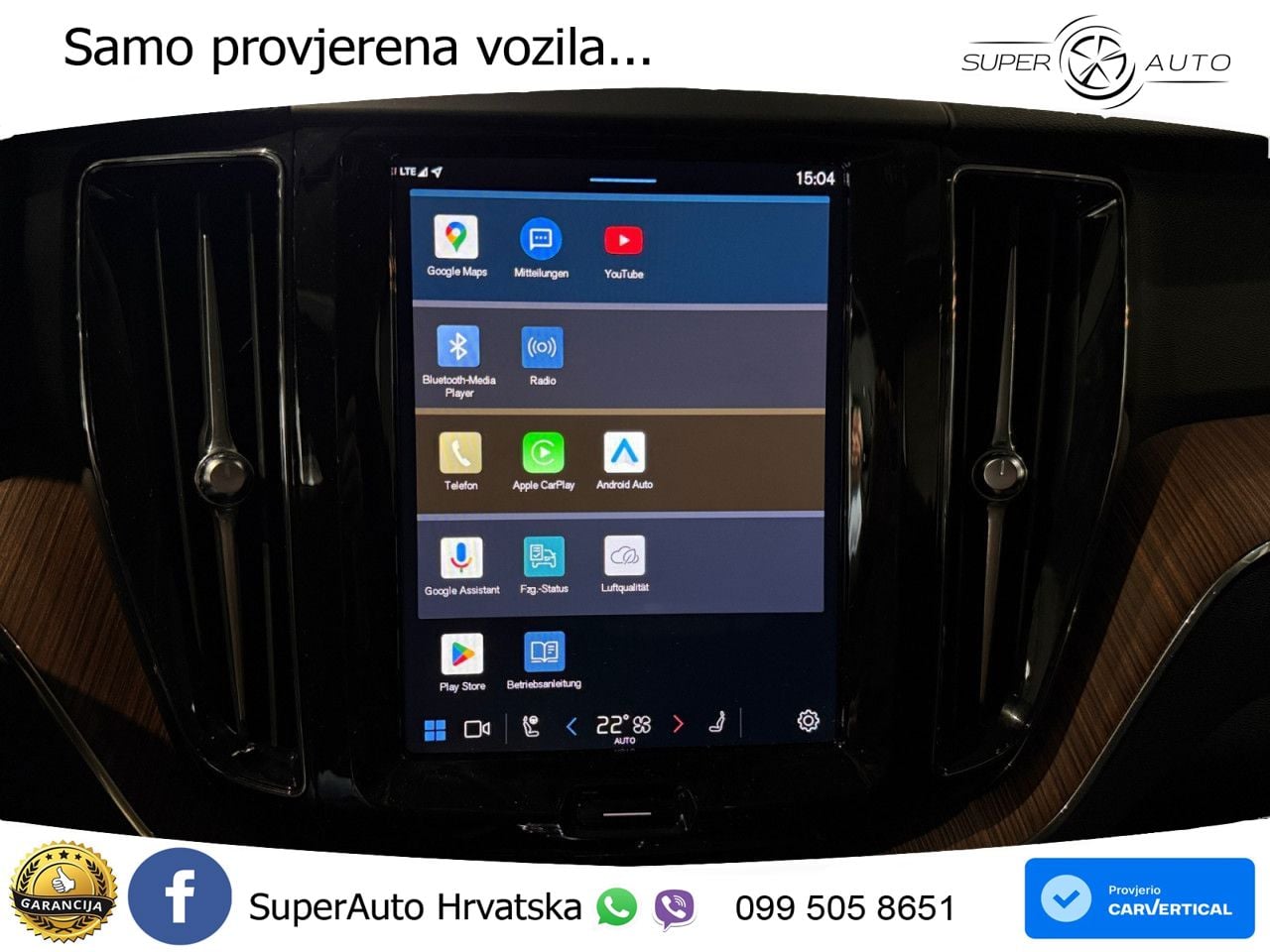 Volvo XC60 B5 Benzin AWD Geartronic ZRAČNI+ACC+4xGR SJED+KAM