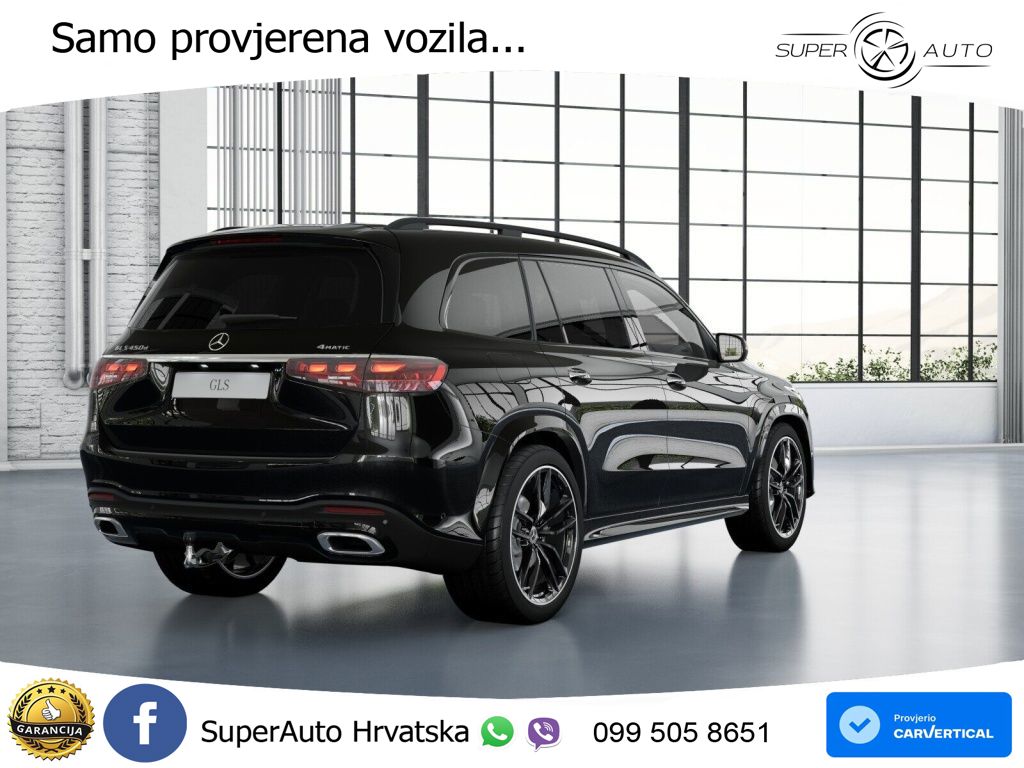 Mercedes-Benz GLS GLS 450d EQ Boost 4MATIC 9G-TRONIC AMG ZRAČNI+ACC+GR SJED+360+PANO