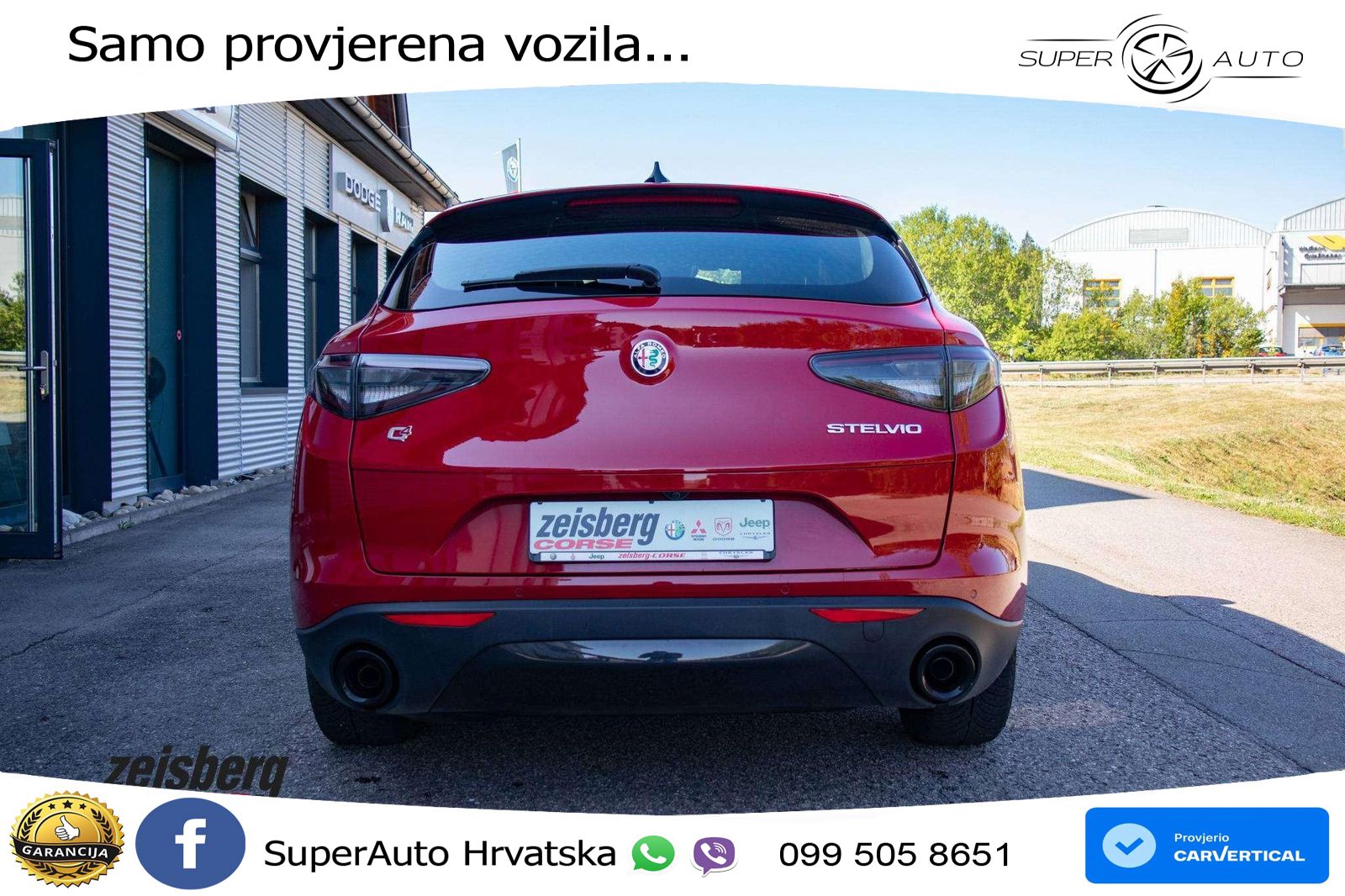 Alfa Romeo Stelvio 2.2 MultiJet II (210 KS) Q4 Automatic LED+ACC