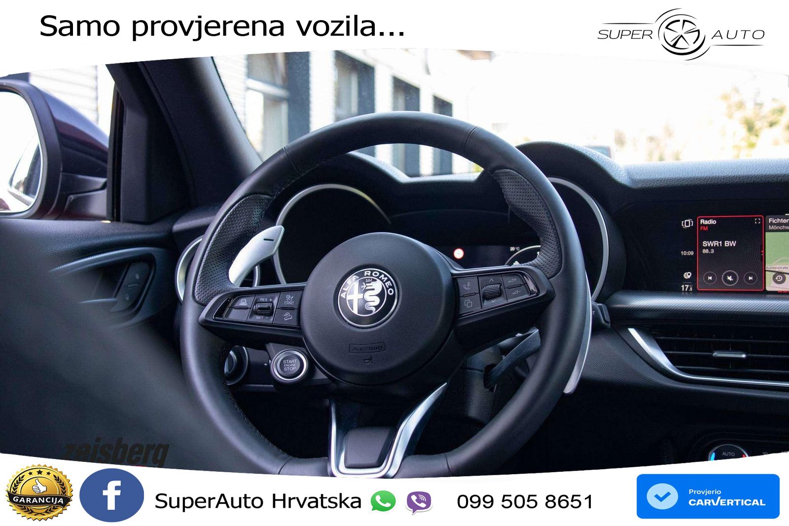 Alfa Romeo Stelvio 2.2 MultiJet II (210 KS) Q4 Automatic LED+ACC