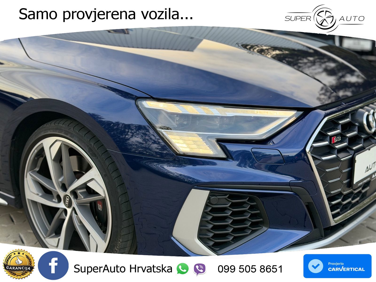 Audi S3 2.0 TFSI (310 KS) quattro S tronic LED+GR SJED+ACC