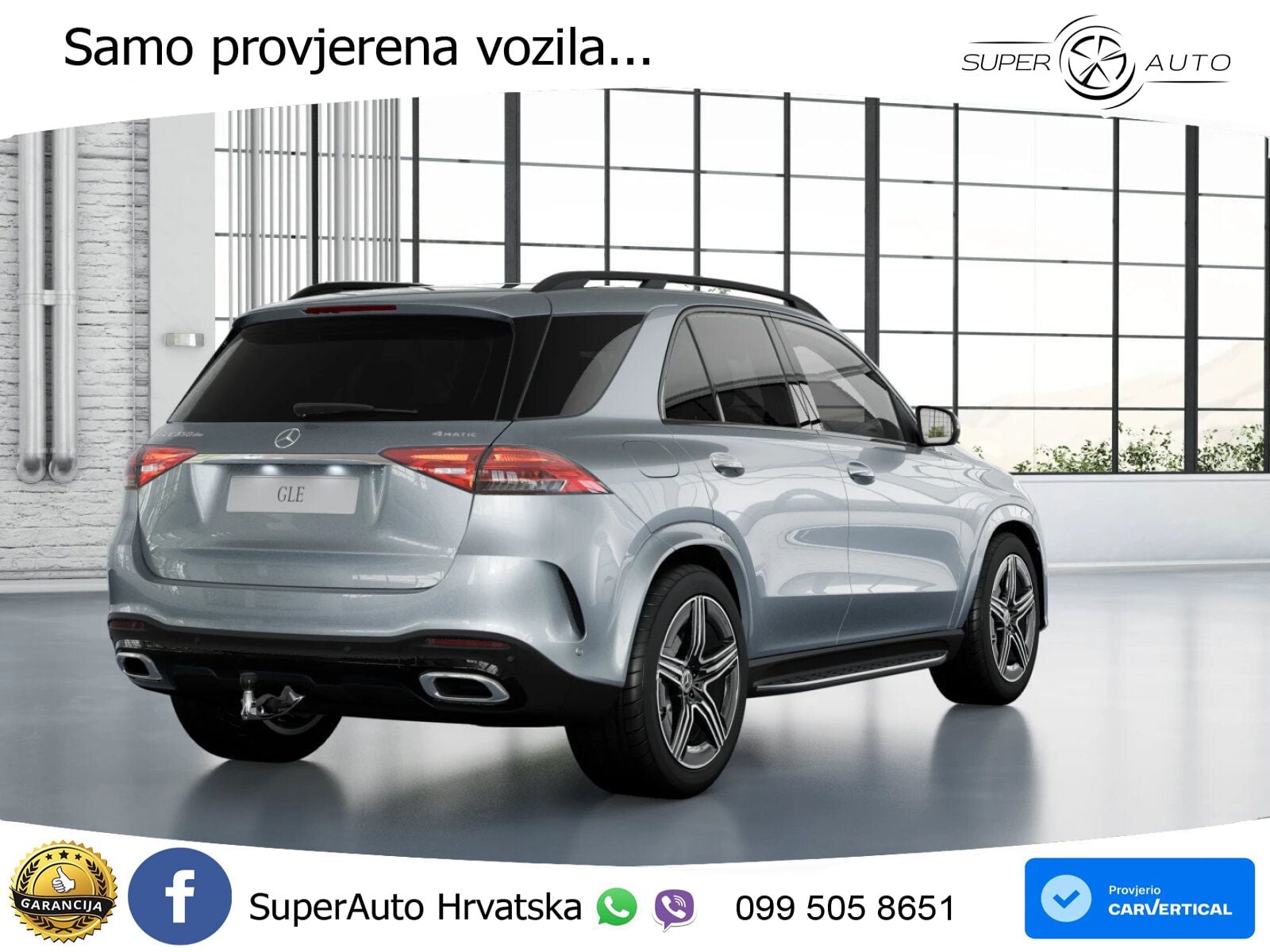Mercedes GLE 350de (333 KS) 4MATIC 9G-TRONIC AMG ZRAČNI+ACC+GR SJED+360+PANO