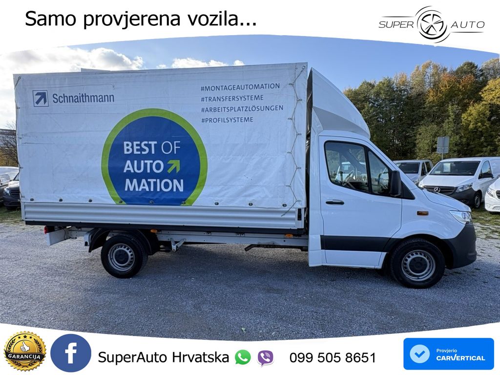 Mercedes-Benz Sprinter 315 CDI MAXI Pritsche 3-Sitze Klima Nav 150 KS