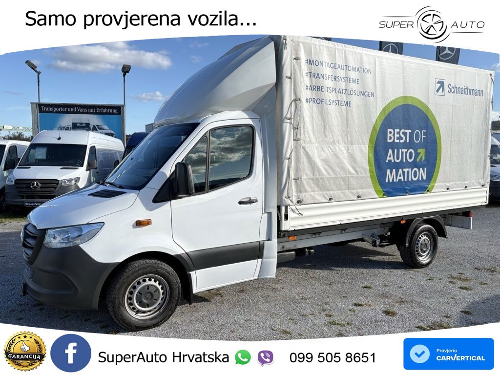 Mercedes-Benz Sprinter 315 CDI MAXI Pritsche 3-Sitze Klima Nav 150 KS
