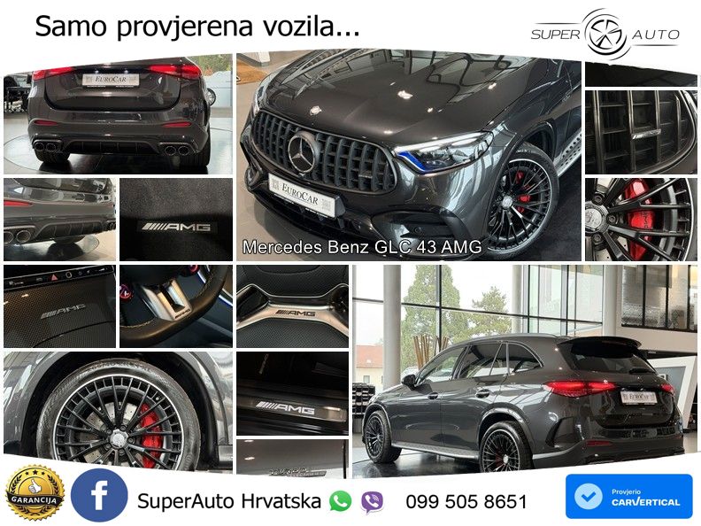 Mercedes AMG GLC 43 (421 KS) 4MATIC AMG SPEEDSHIFT MCT 9G ACC+HEAD+GR SJED+360+PANO