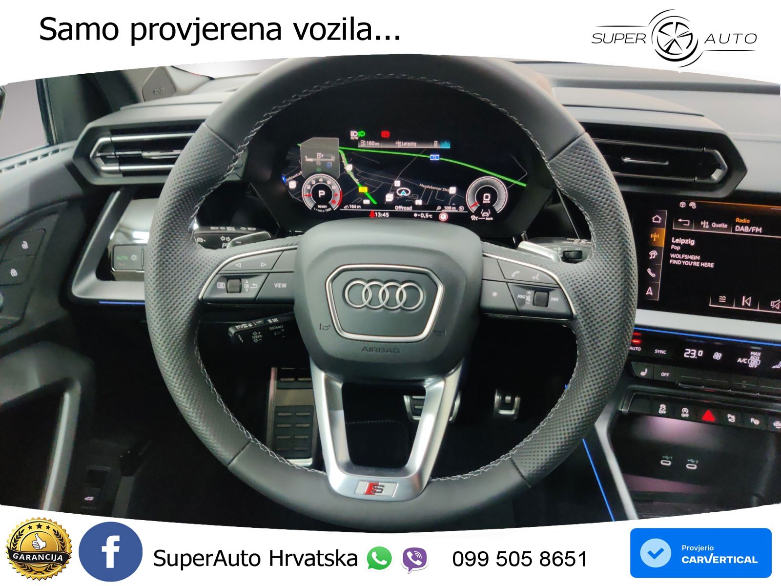 Audi A3 35 TFSI (150 KS) S tronic S line LED+GR SJED+ACC