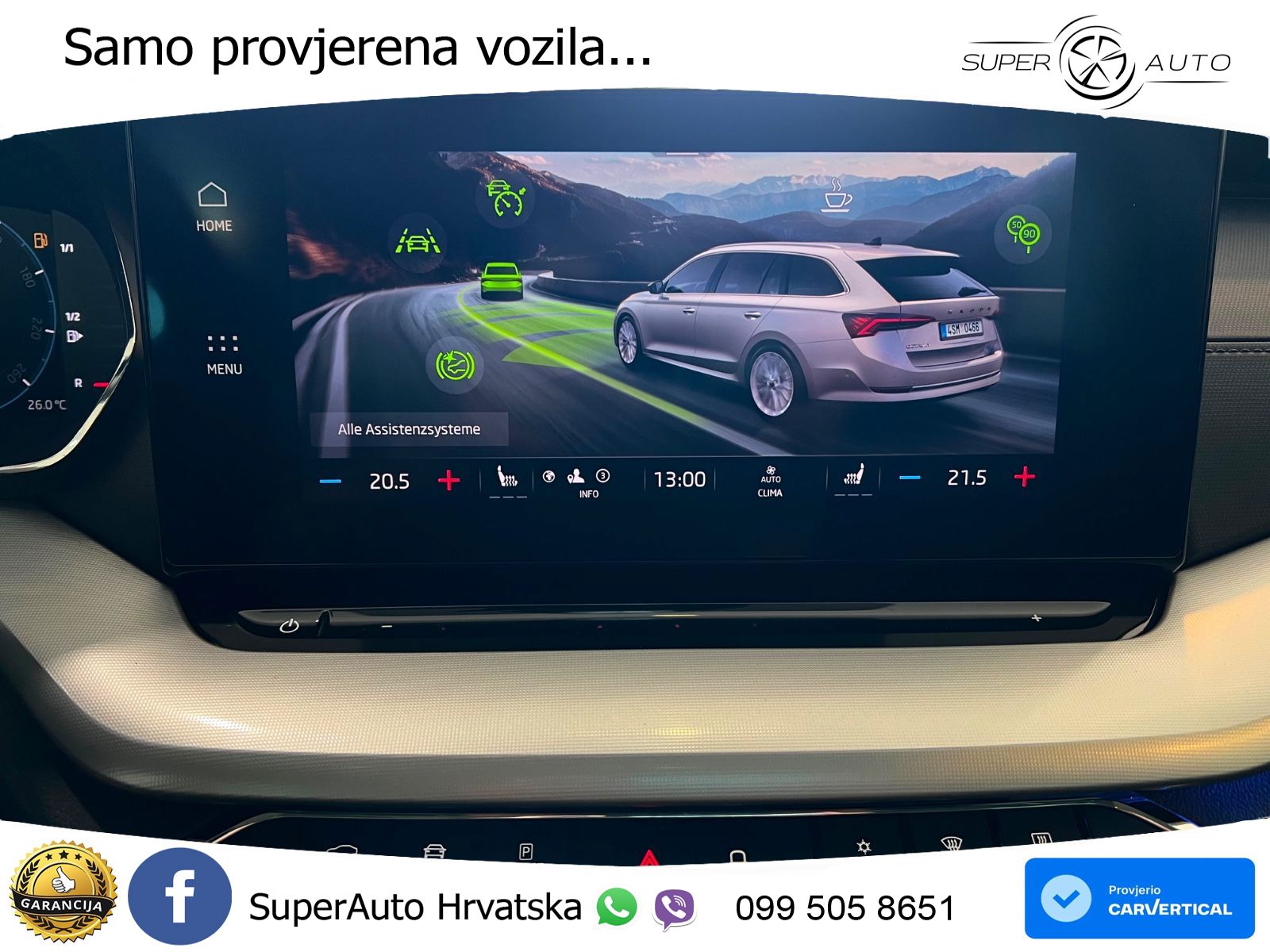 Škoda Octavia Combi 2.0 TDI (150 KS) DSG LED+GR SJED+ACC