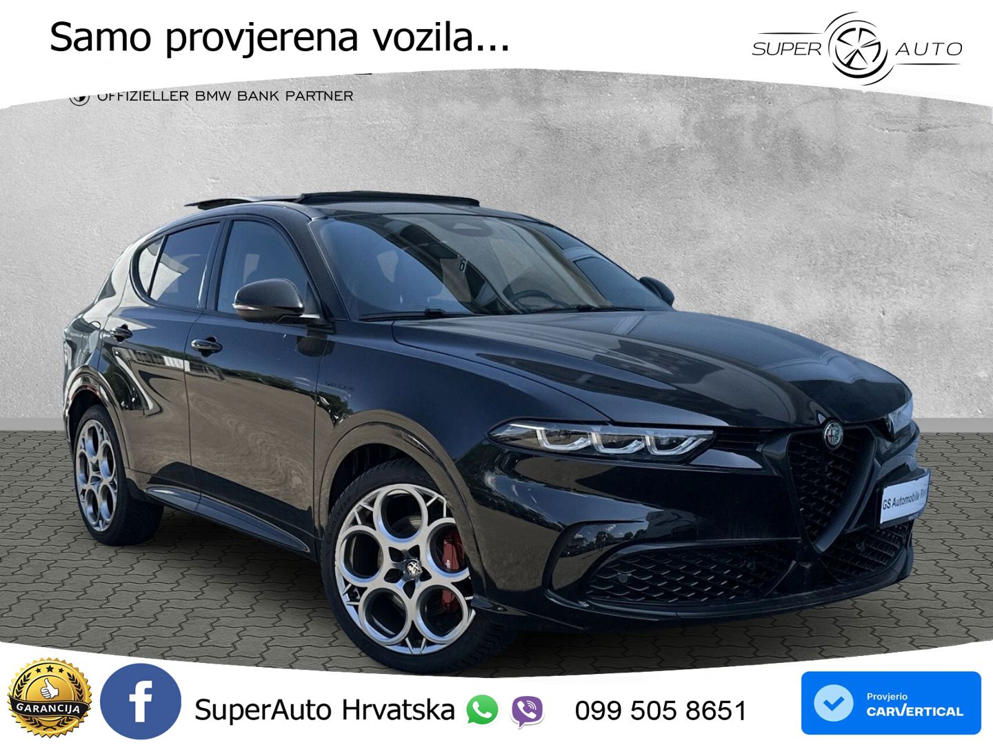 Alfa Romeo Tonale 1.5 VGT (160 KS) 48V-Hybrid TCT LED+GR SJED+ACC