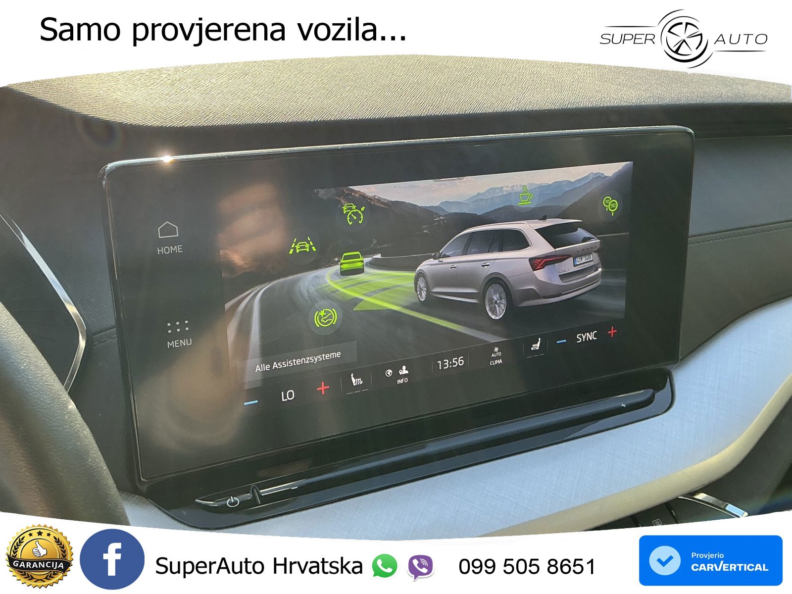Škoda Octavia Combi 2.0 TDI (150 KS) 4x4 DSG LED+GR SJED+ACC
