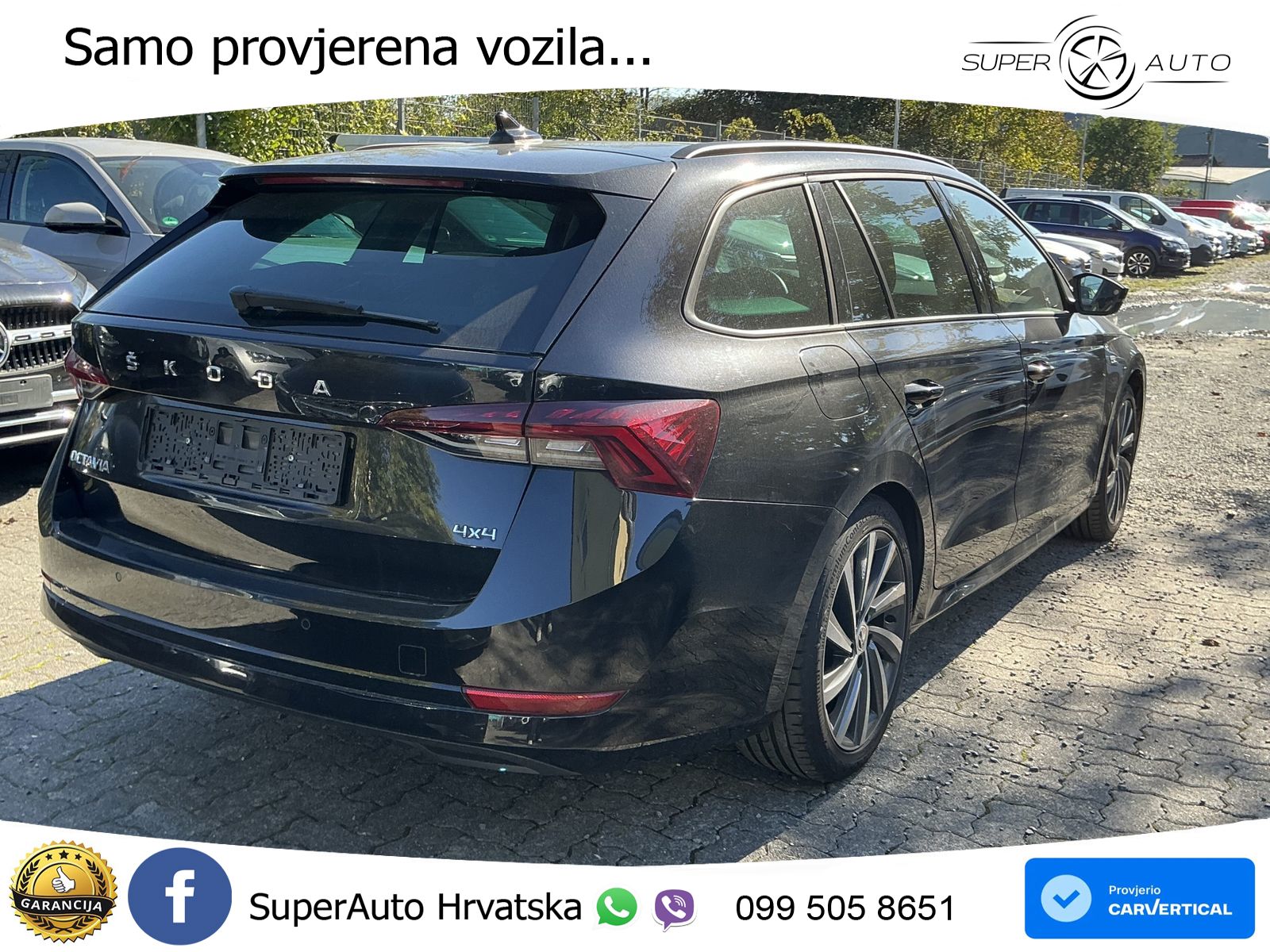 Škoda Octavia Combi 2.0 TDI (150 KS) 4x4 DSG LED+GR SJED+ACC