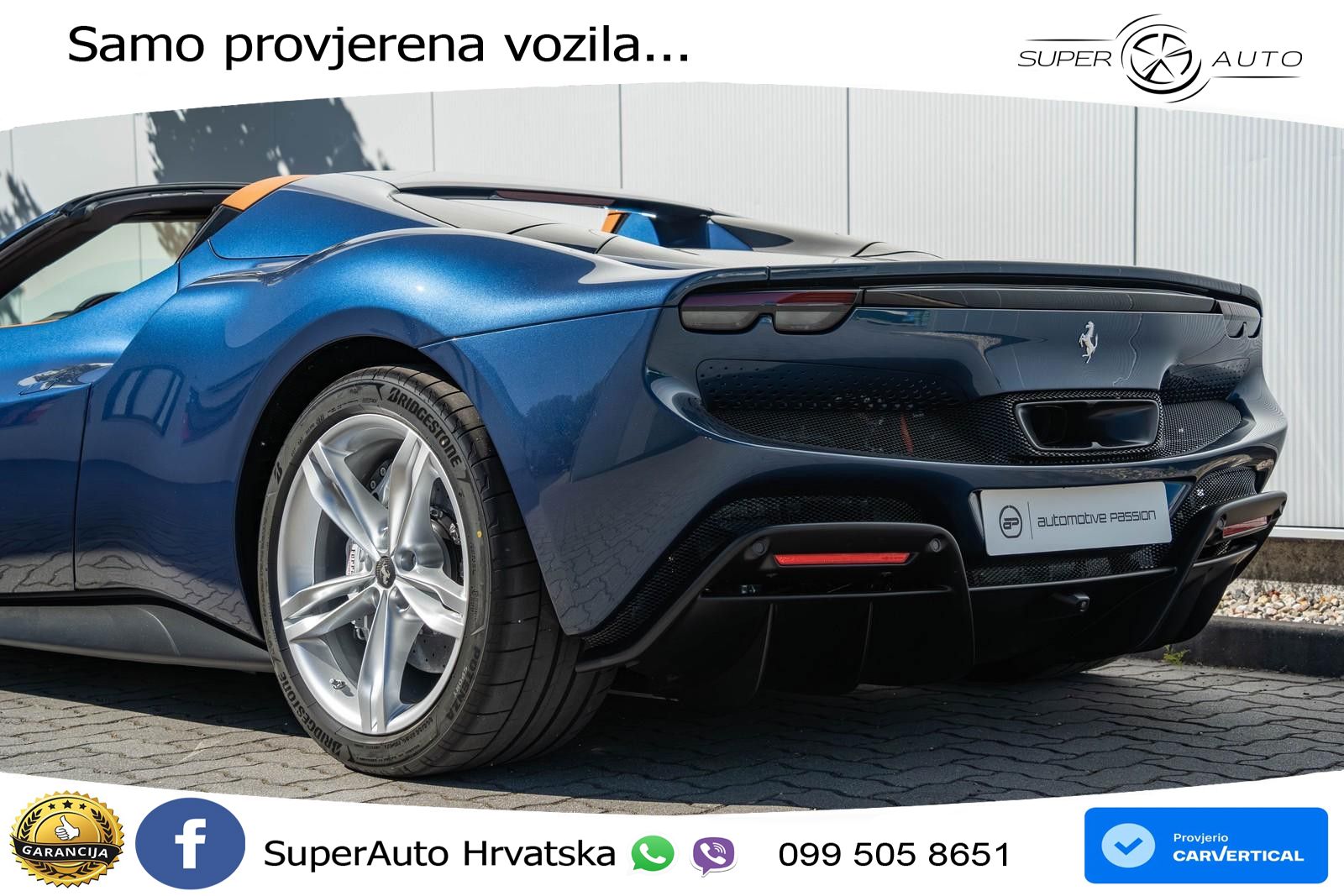 Ferrari 296 GTS 3.0 V6 (830 KS) F1 DCT
