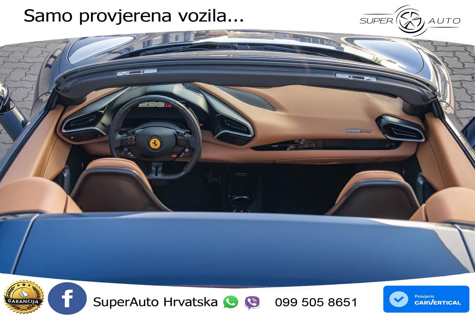 Ferrari 296 GTS 3.0 V6 (830 KS) F1 DCT