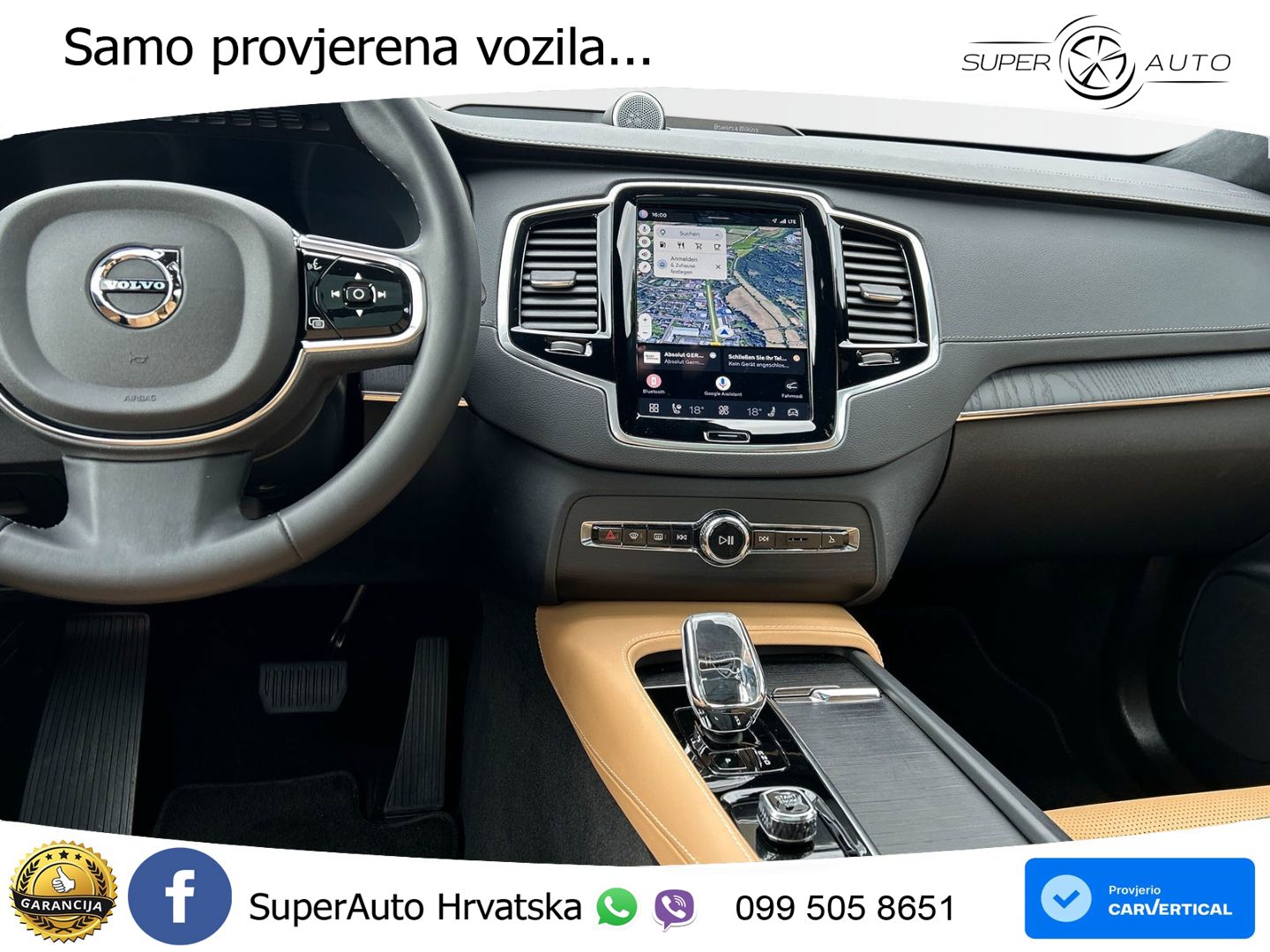 Volvo XC90 2.0 B5 Diesel AWD Automatic ACC+HEAD+4xGR SJED+360+PANO