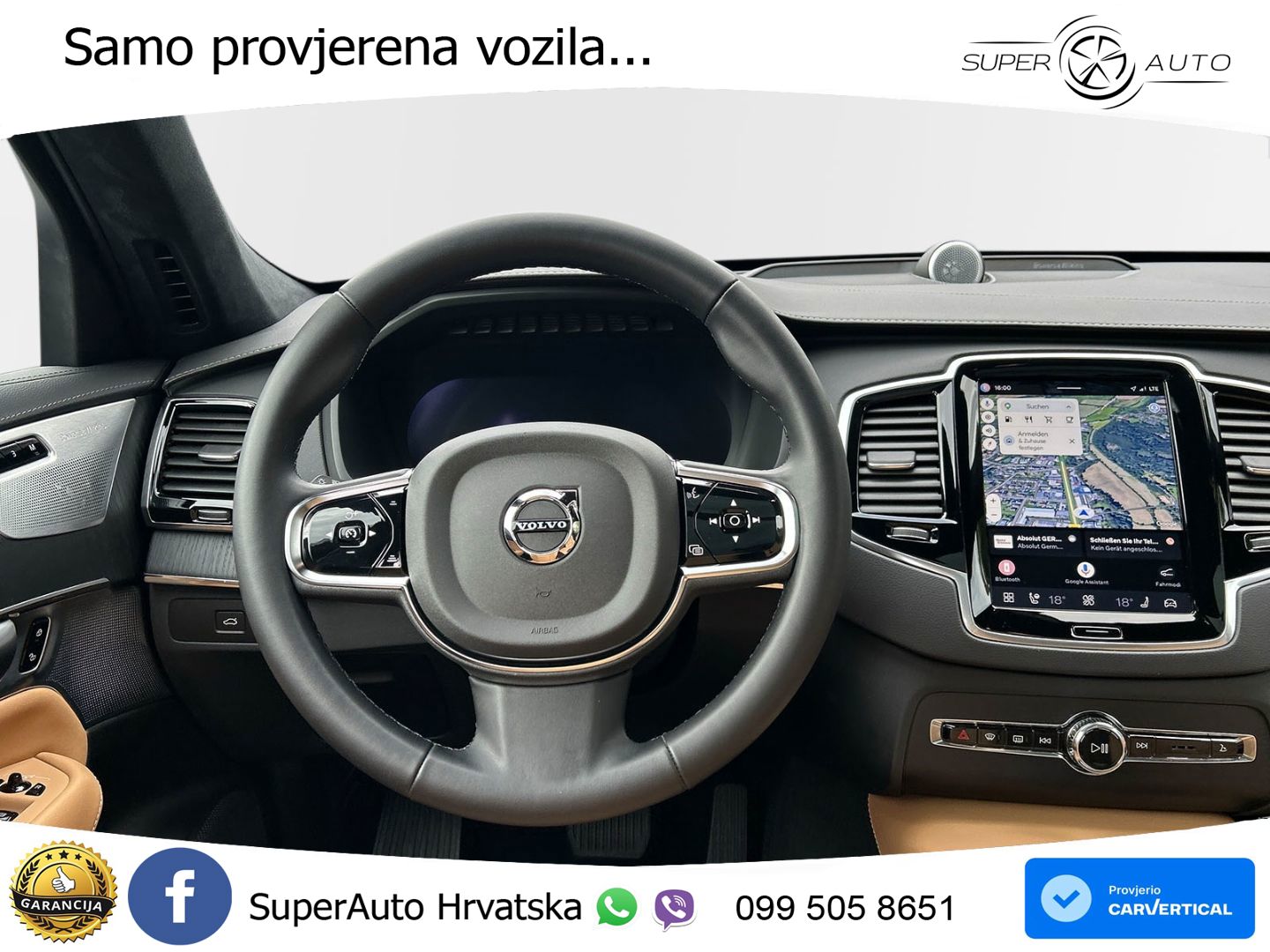 Volvo XC90 2.0 B5 Diesel AWD Automatic ACC+HEAD+4xGR SJED+360+PANO