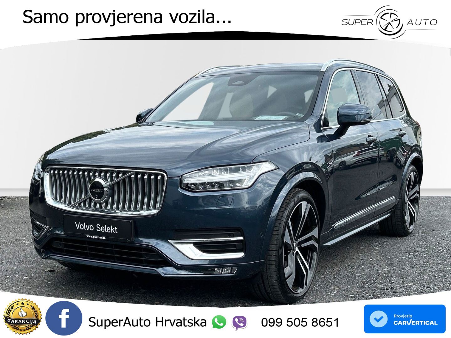 Volvo XC90 2.0 B5 Diesel AWD Automatic ACC+HEAD+4xGR SJED+360+PANO
