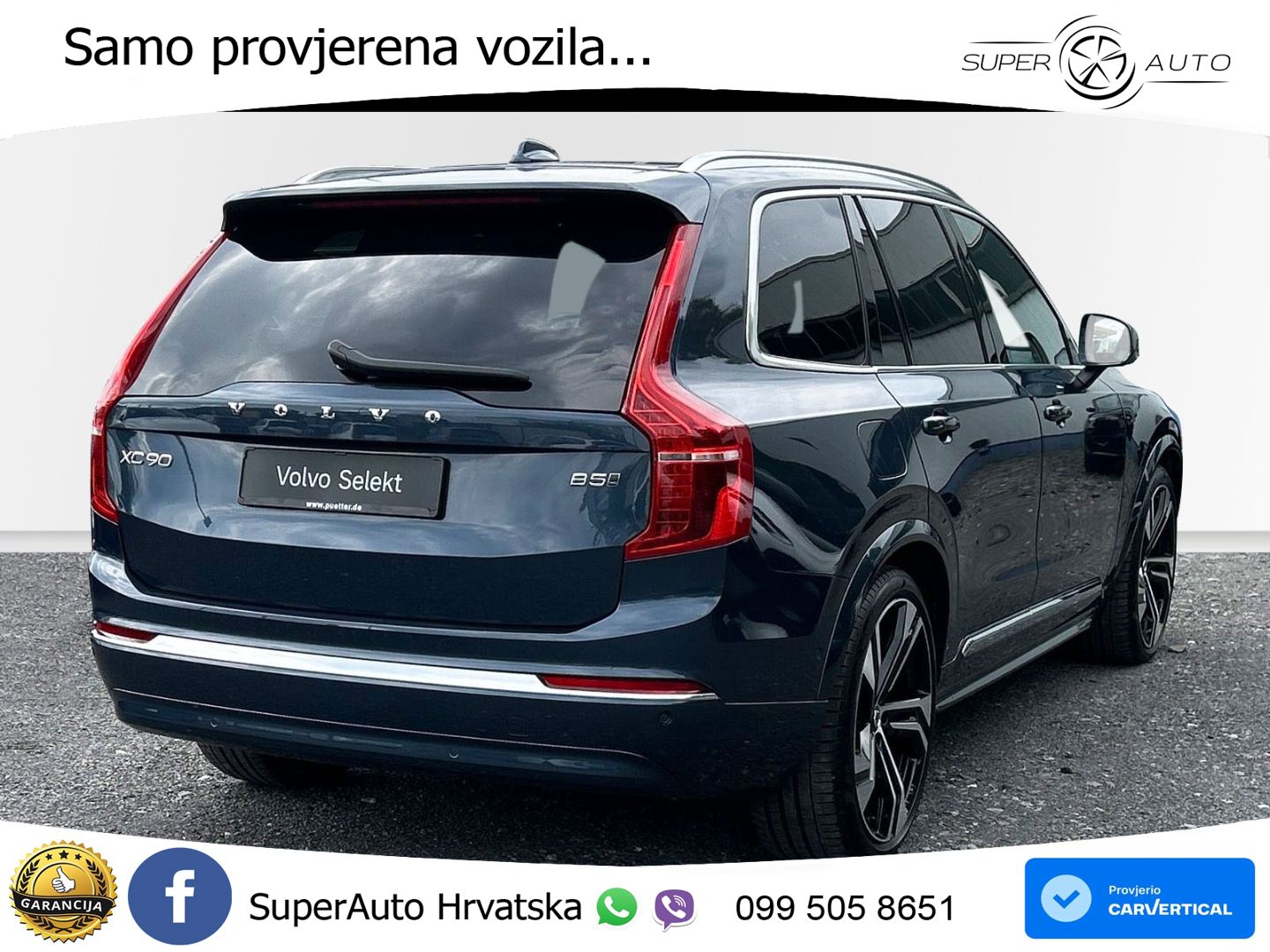 Volvo XC90 2.0 B5 Diesel AWD Automatic ACC+HEAD+4xGR SJED+360+PANO