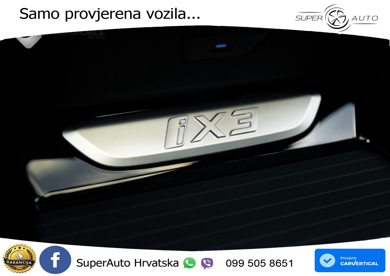 BMW iX3 80 kWh (286 KS) LED+GR SJED+ACC