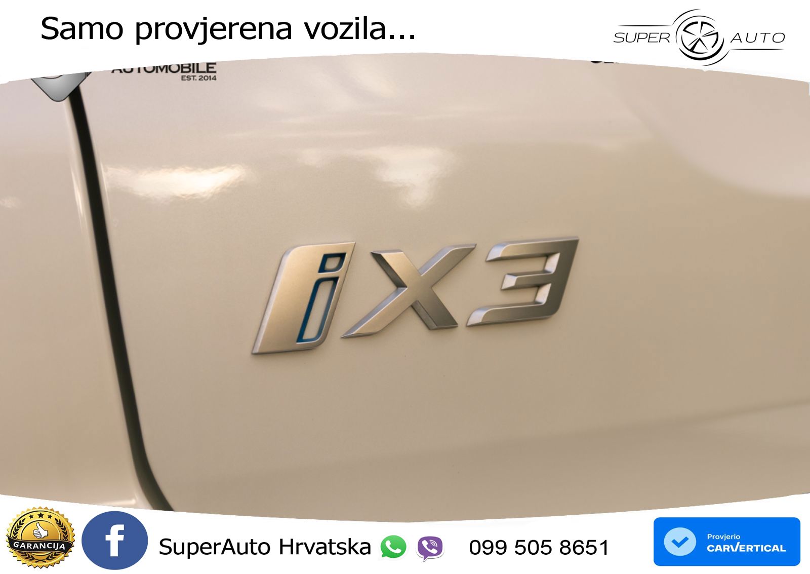 BMW iX3 80 kWh (286 KS) LED+GR SJED+ACC
