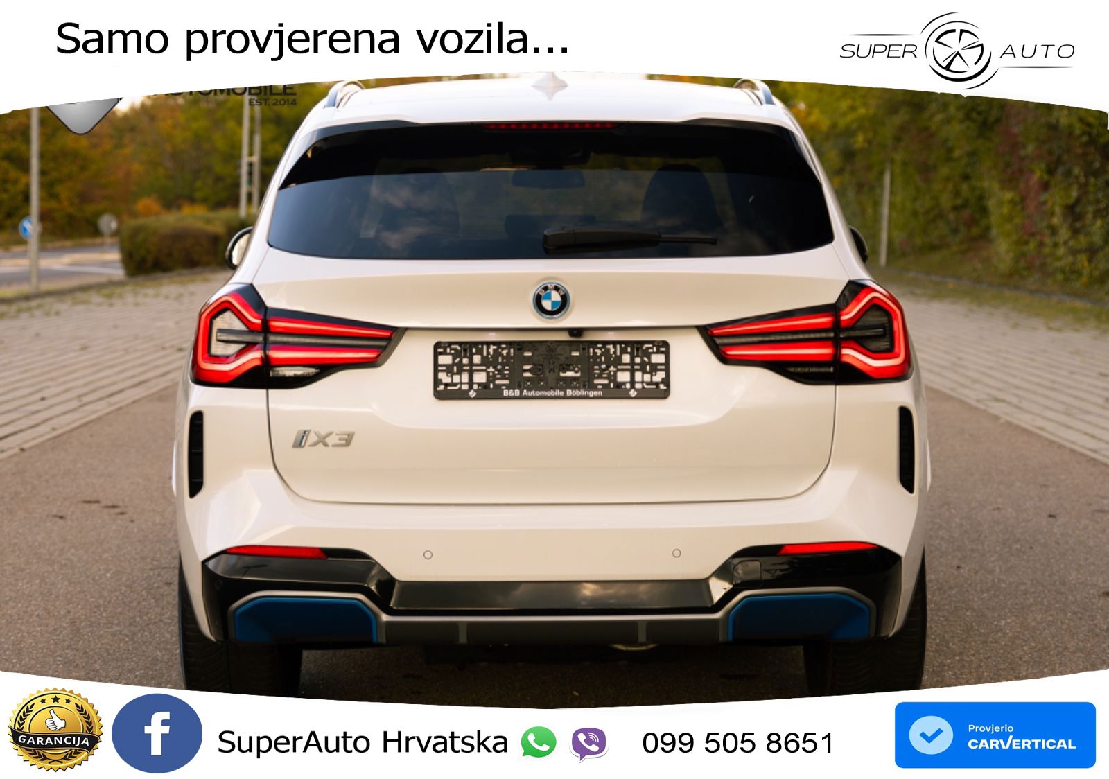BMW iX3 80 kWh (286 KS) LED+GR SJED+ACC