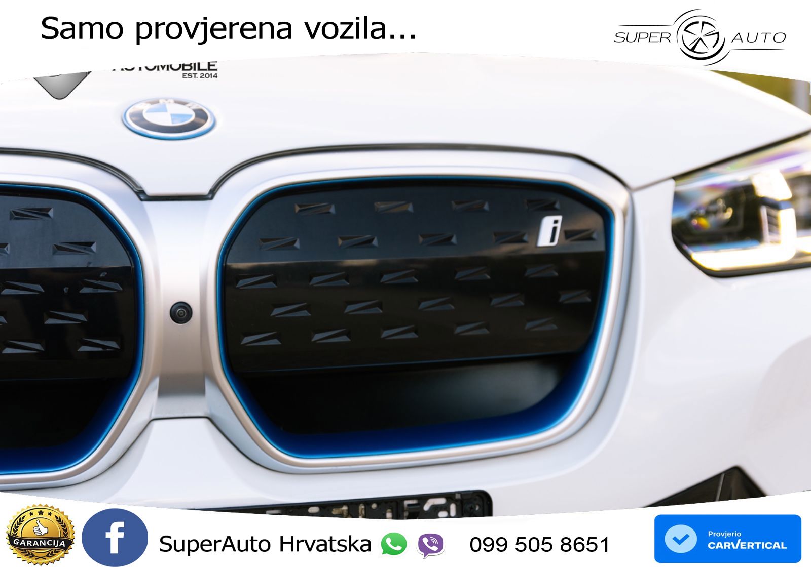 BMW iX3 80 kWh (286 KS) LED+GR SJED+ACC