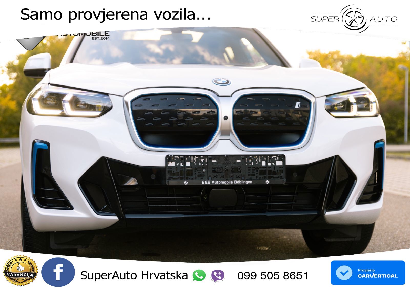 BMW iX3 80 kWh (286 KS) LED+GR SJED+ACC