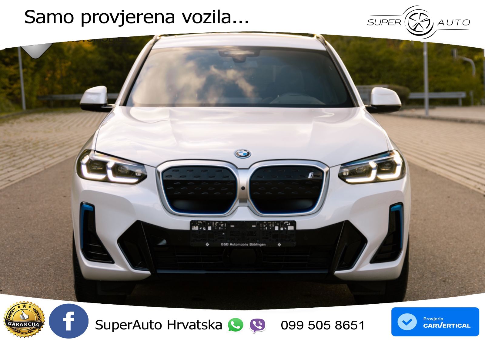 BMW iX3 80 kWh (286 KS) LED+GR SJED+ACC