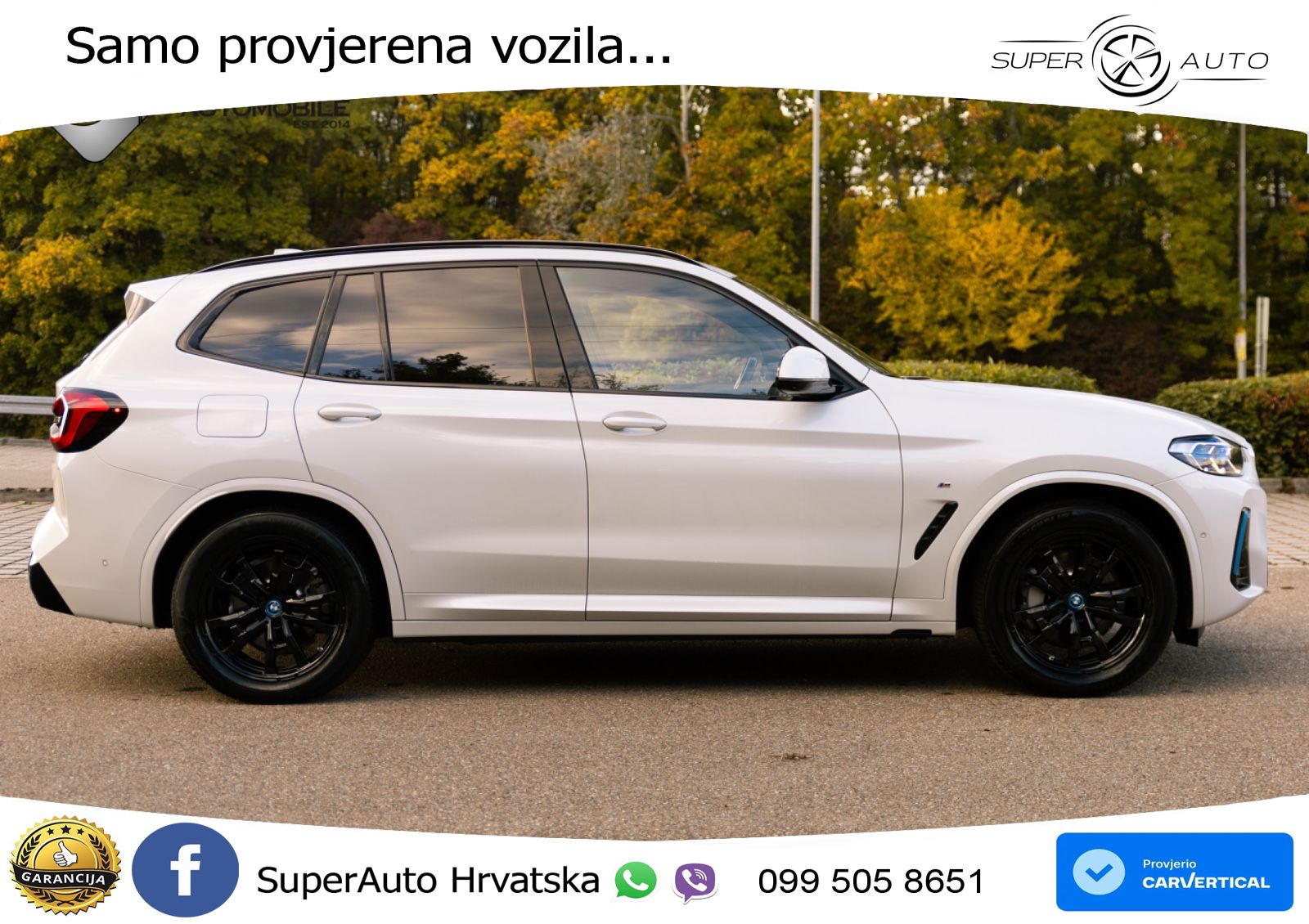 BMW iX3 80 kWh (286 KS) LED+GR SJED+ACC