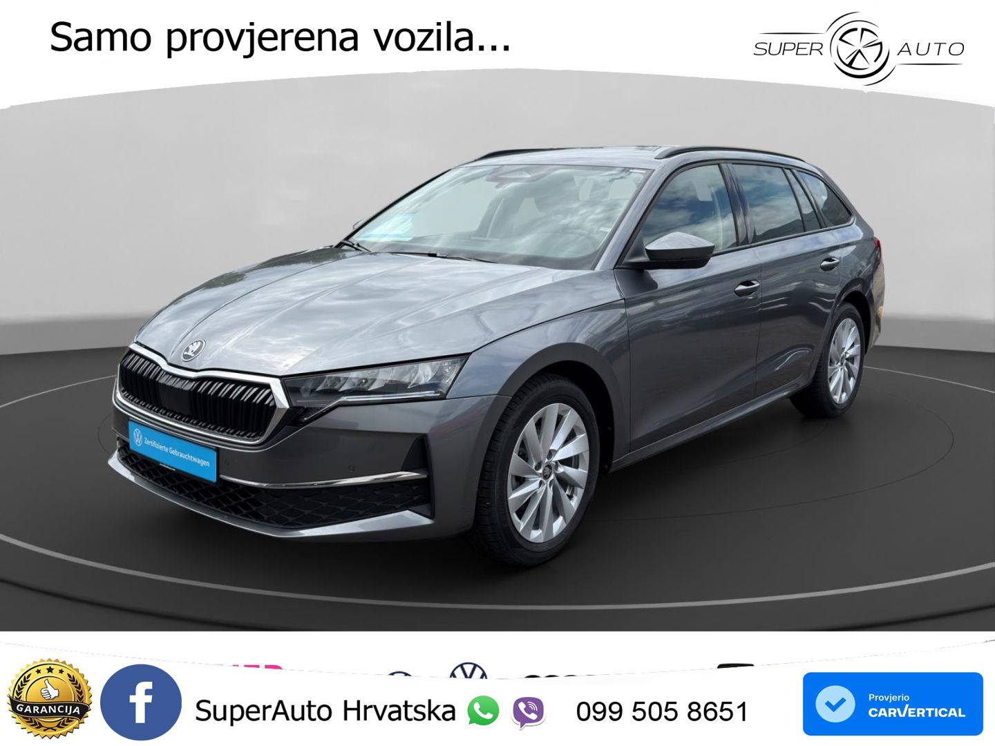 Škoda Octavia Combi 2.0 TDI (150 KS) DSG Selection LED+GR SJED+ACC