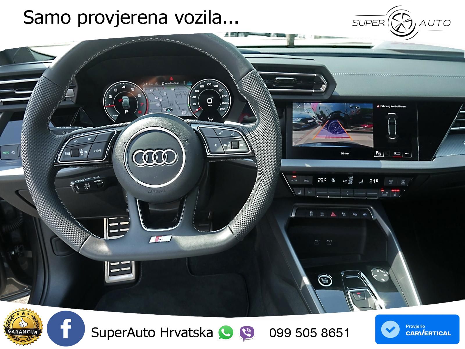 Audi A3 35 TFSI (150 KS) S tronic 2x S line LED+GR SJED+ACC