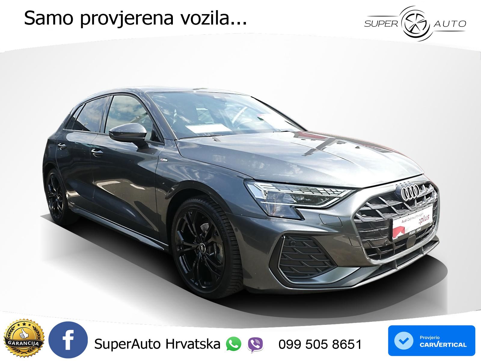 Audi A3 35 TFSI (150 KS) S tronic 2x S line LED+GR SJED+ACC
