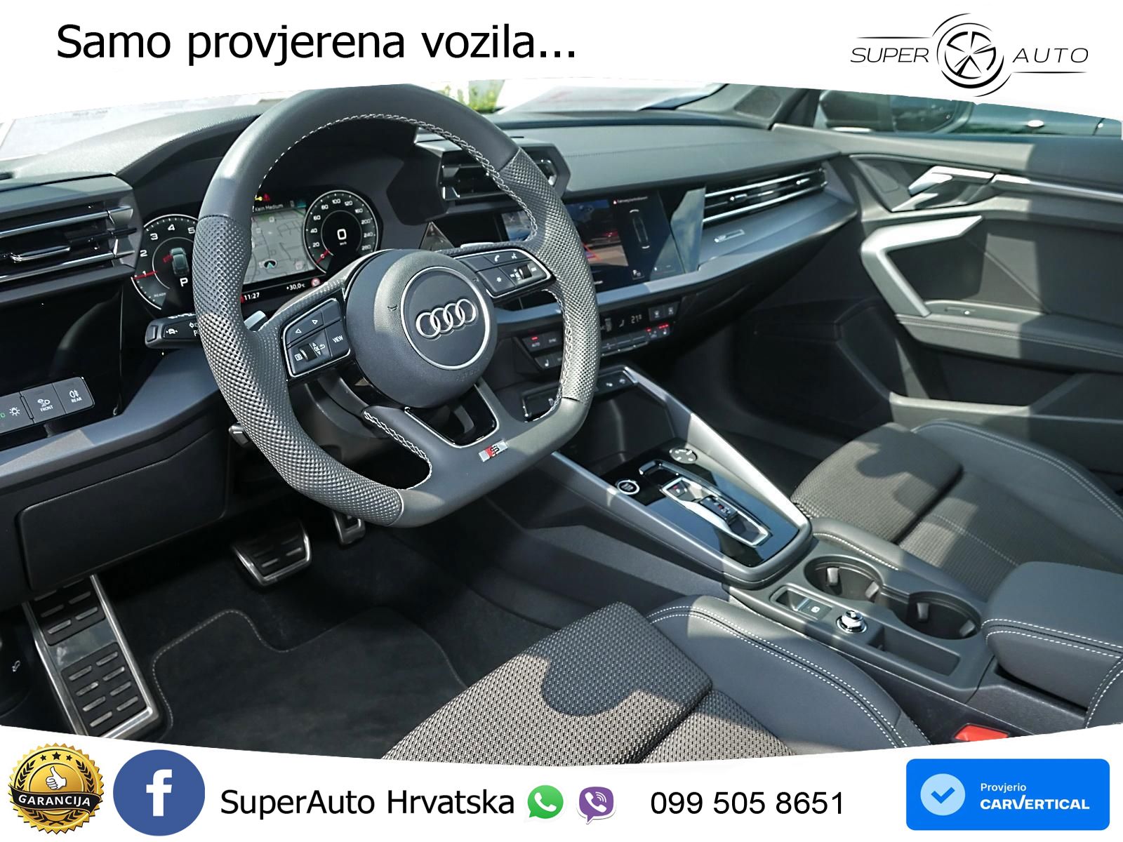 Audi A3 35 TFSI (150 KS) S tronic 2x S line LED+GR SJED+ACC