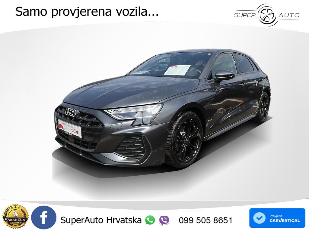 Audi A3 35 TFSI (150 KS) S tronic 2x S line LED+GR SJED+ACC