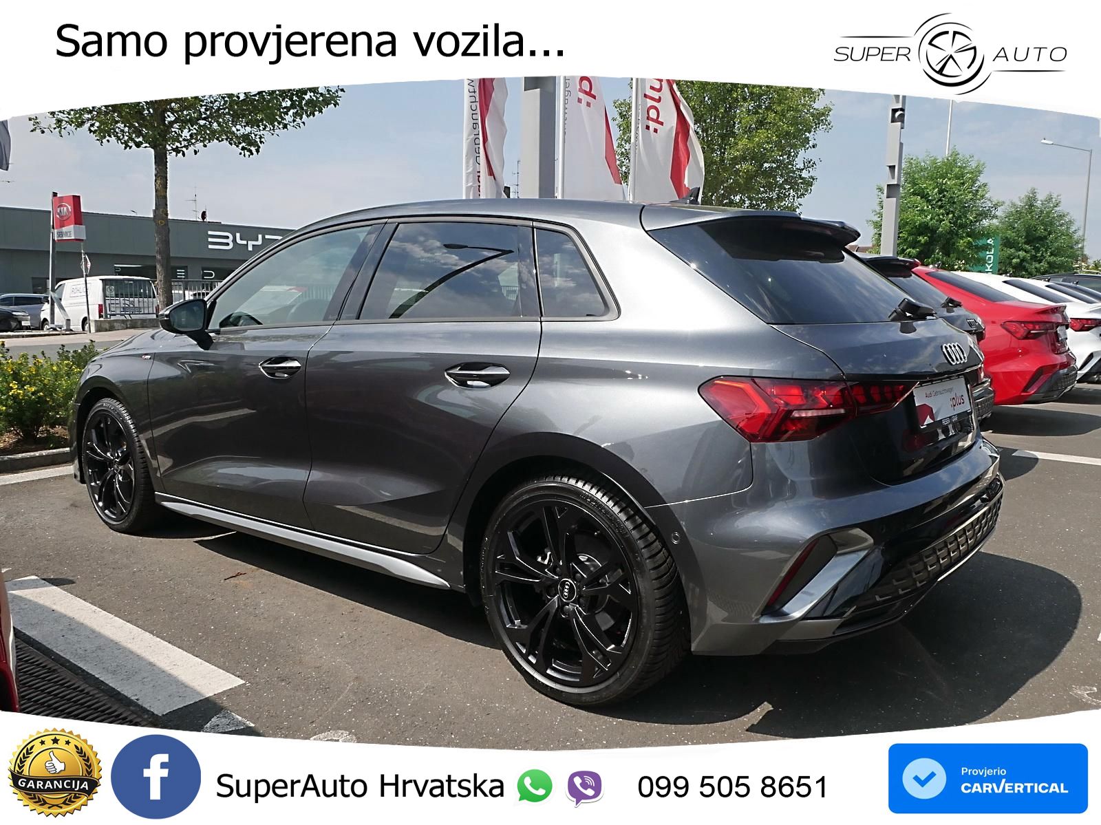 Audi A3 35 TFSI (150 KS) S tronic 2x S line LED+GR SJED+ACC