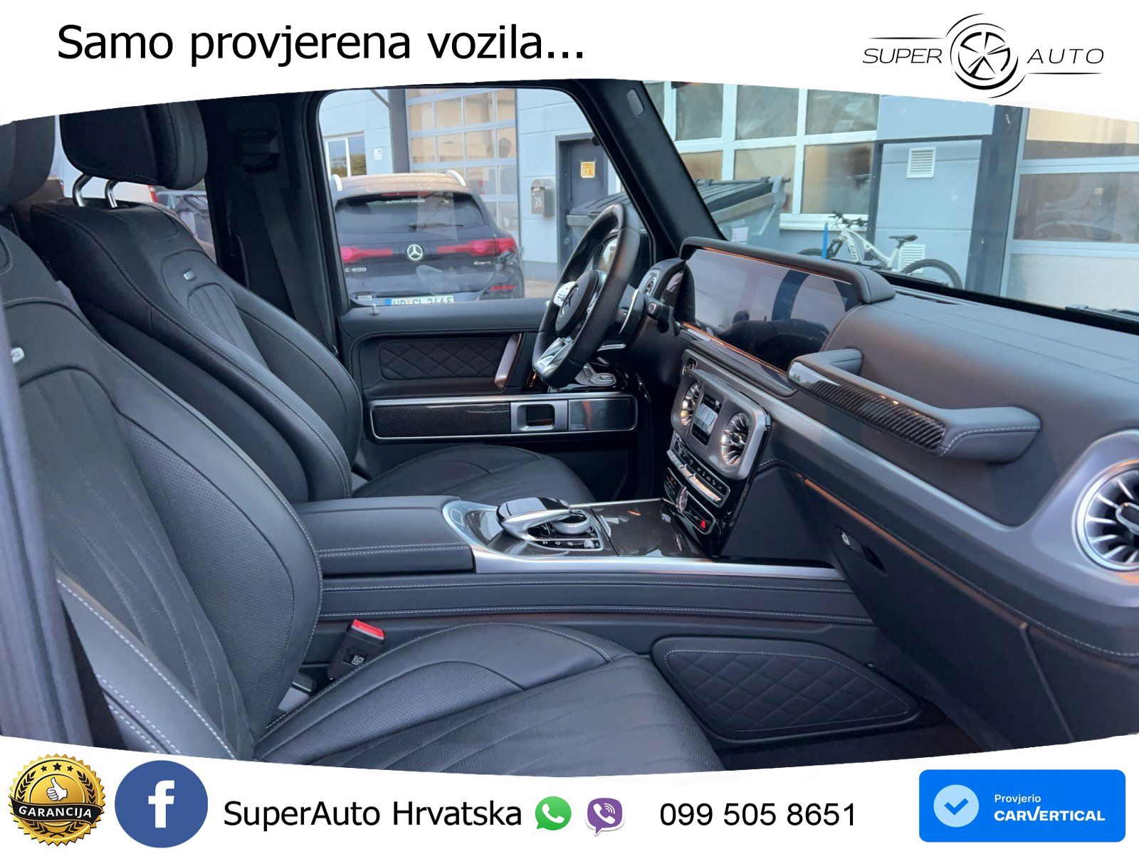 Mercedes AMG G 63 Long V8 (585 KS) 4MATIC 9G-TRONIC AMG SPEEDSHIFT PLUS Superior ZRAČNI+ACC+GR SJED+360+PANO