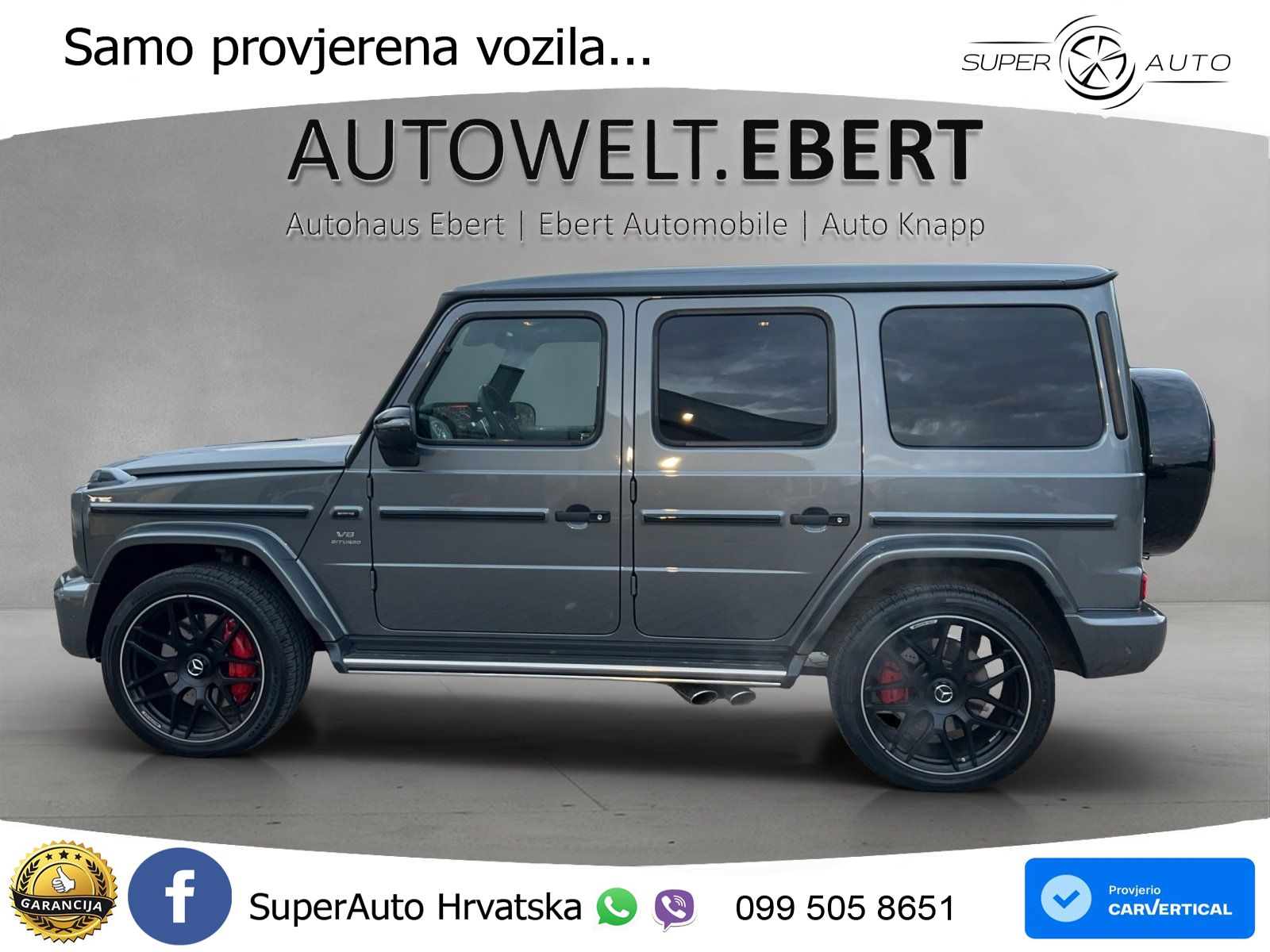 Mercedes AMG G 63 Long V8 (585 KS) 4MATIC 9G-TRONIC AMG SPEEDSHIFT PLUS Superior ZRAČNI+ACC+GR SJED+360+PANO